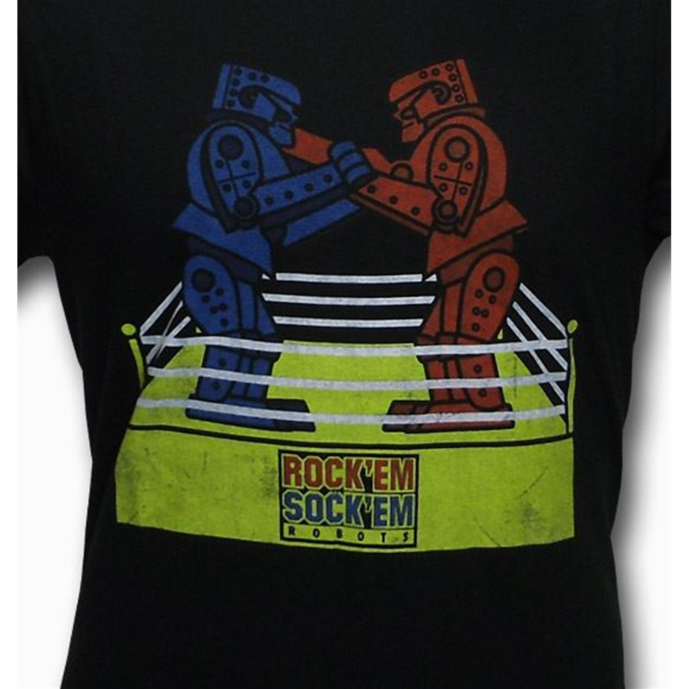 Rock Em Sock Em Robots Game 30 Single T-Shirt