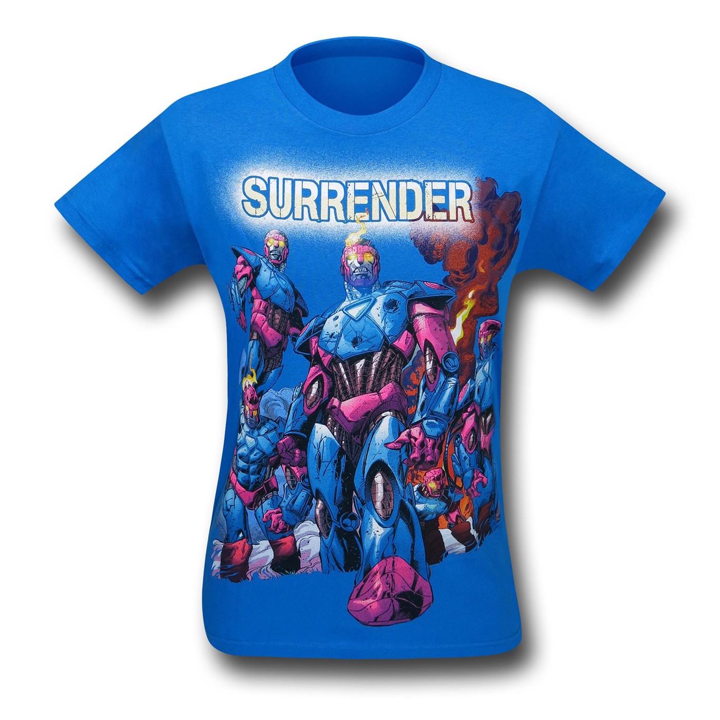 X-Men Sentinel Surrender March Blue T-Shirt