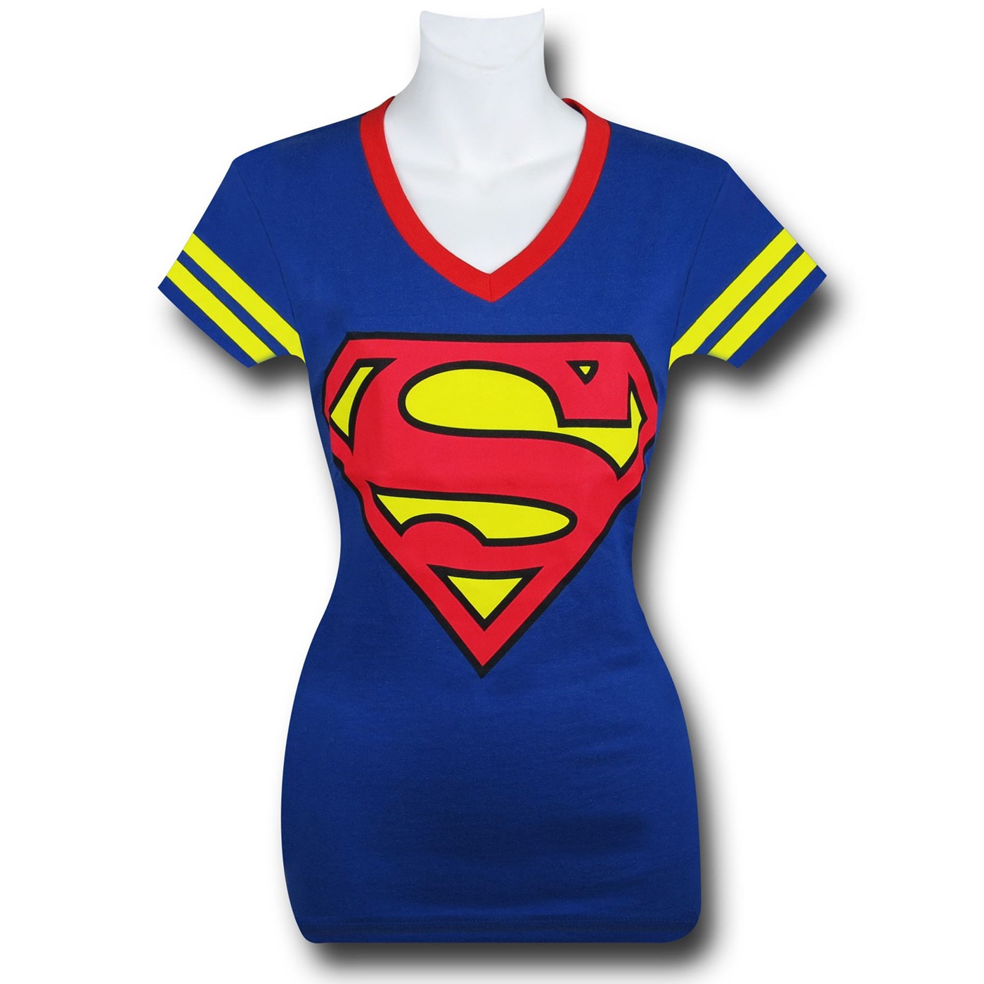 Supergirl Sporty Ringer Women's T-Shirt