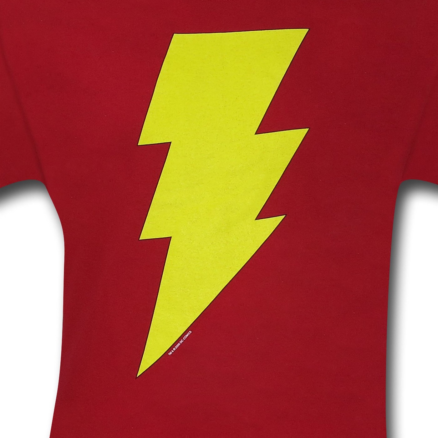 Shazam Symbol Red T-Shirt
