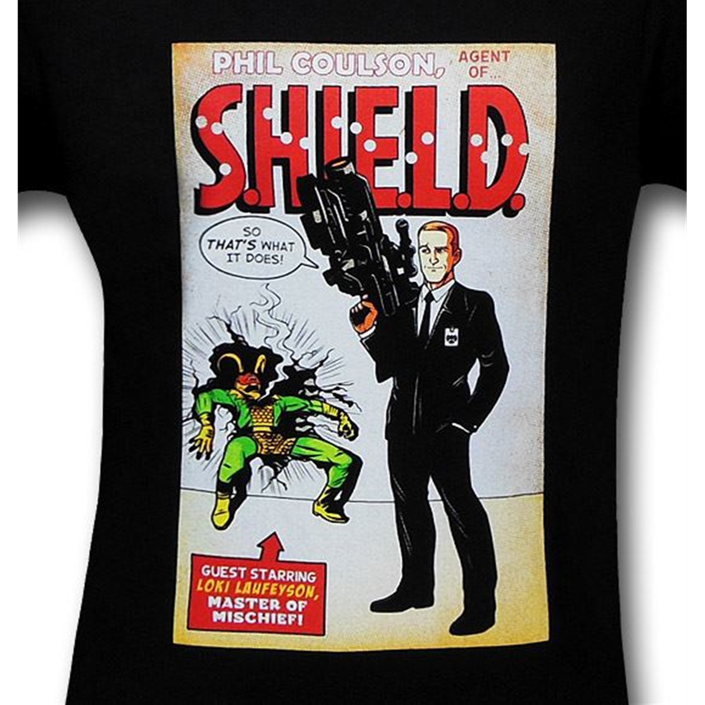 S.H.I.E.L.D. Coulson's Gun 30 Single T-Shirt