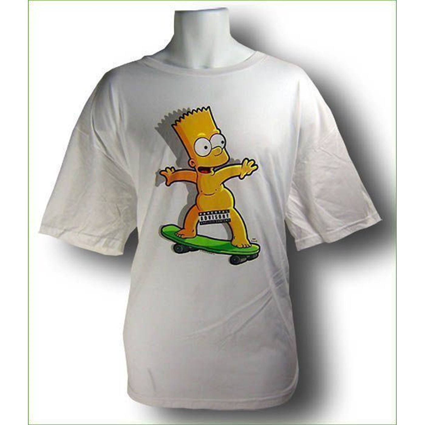 Bart Skateboard Simpsons 3XL T-Shirt