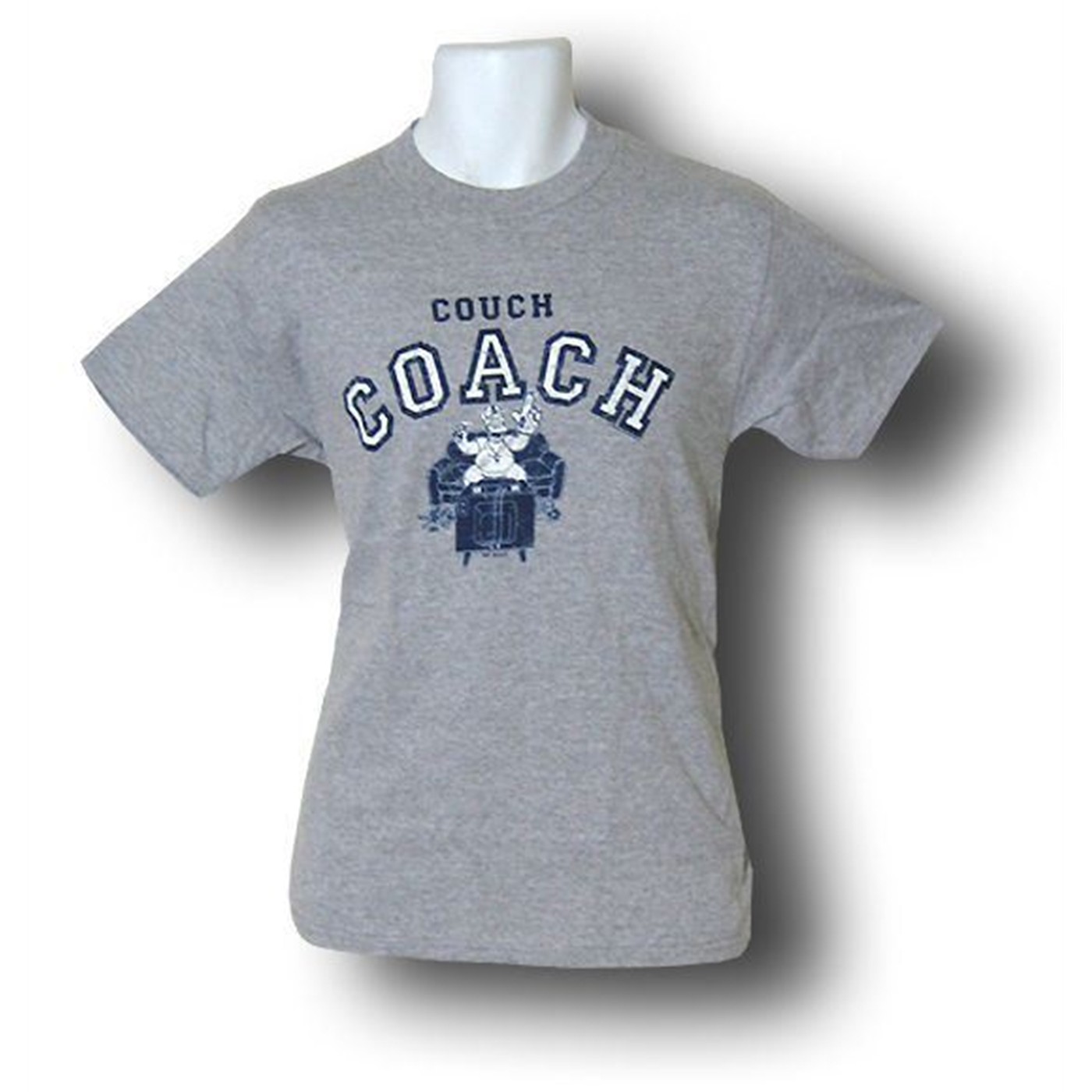 Simpsons Gray Homer Couch Coach T- Shirt