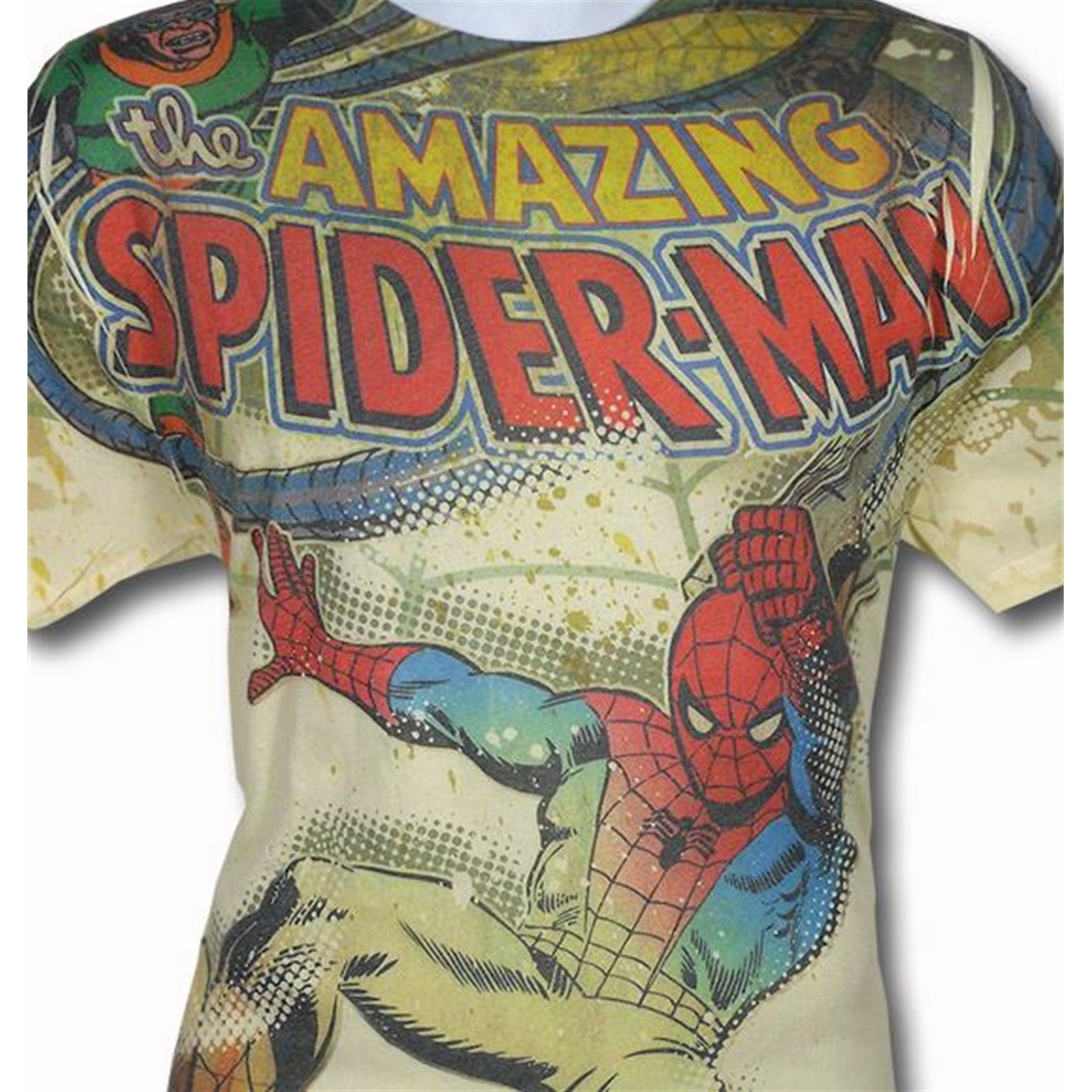 Spiderman Doc Ock Cream Sublimated T-Shirt