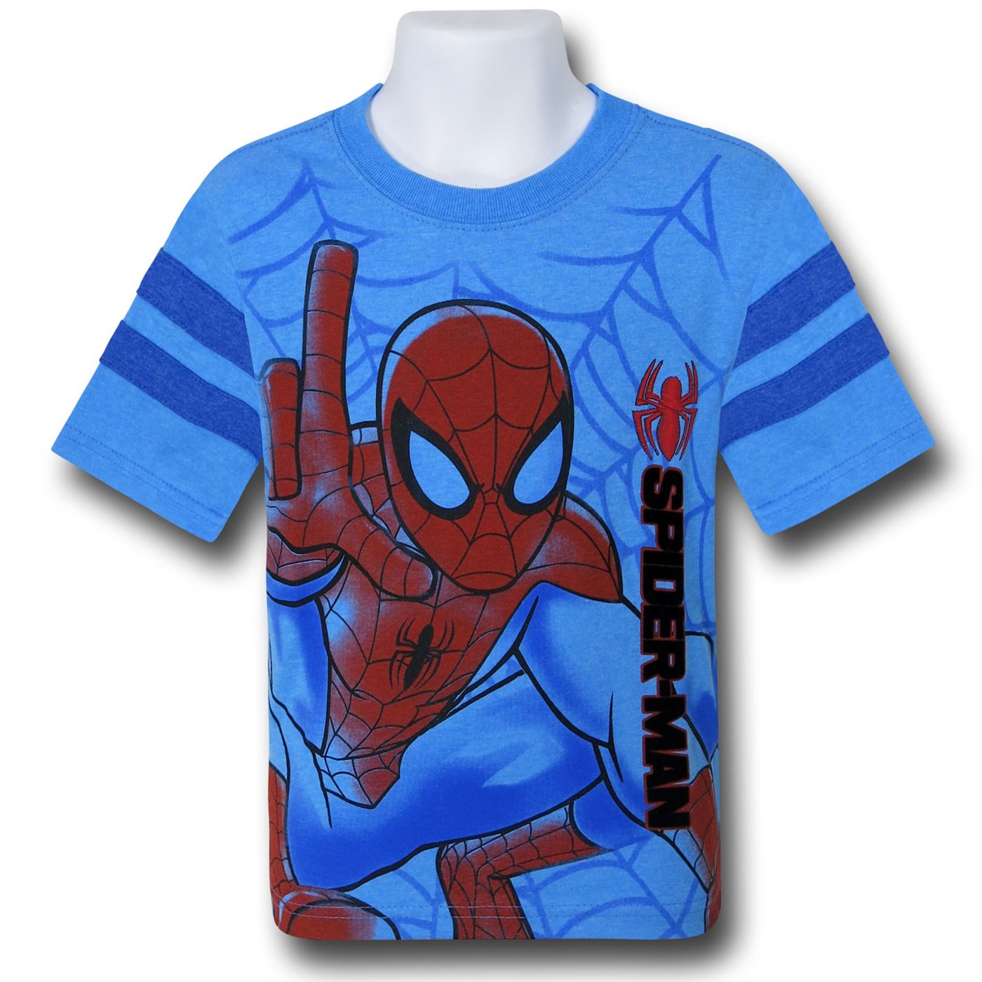 Spiderman HD Ink Kids Light Blue T-Shirt