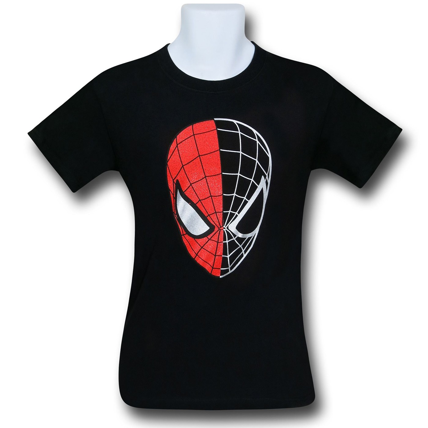 Spiderman Half-Gone Mask T-Shirt
