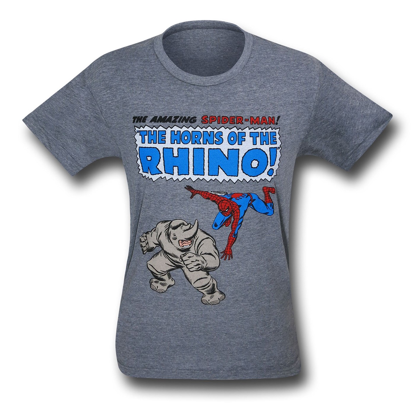 Spiderman Horns of the Rhino Tri-Blend T-Shirt