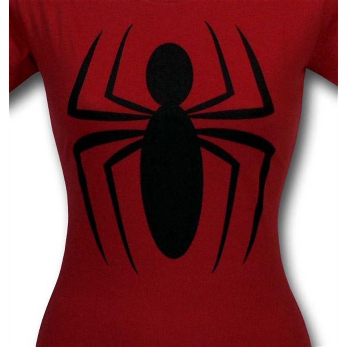 Spiderman Jr Womens Distressed Symbol T-Shirt