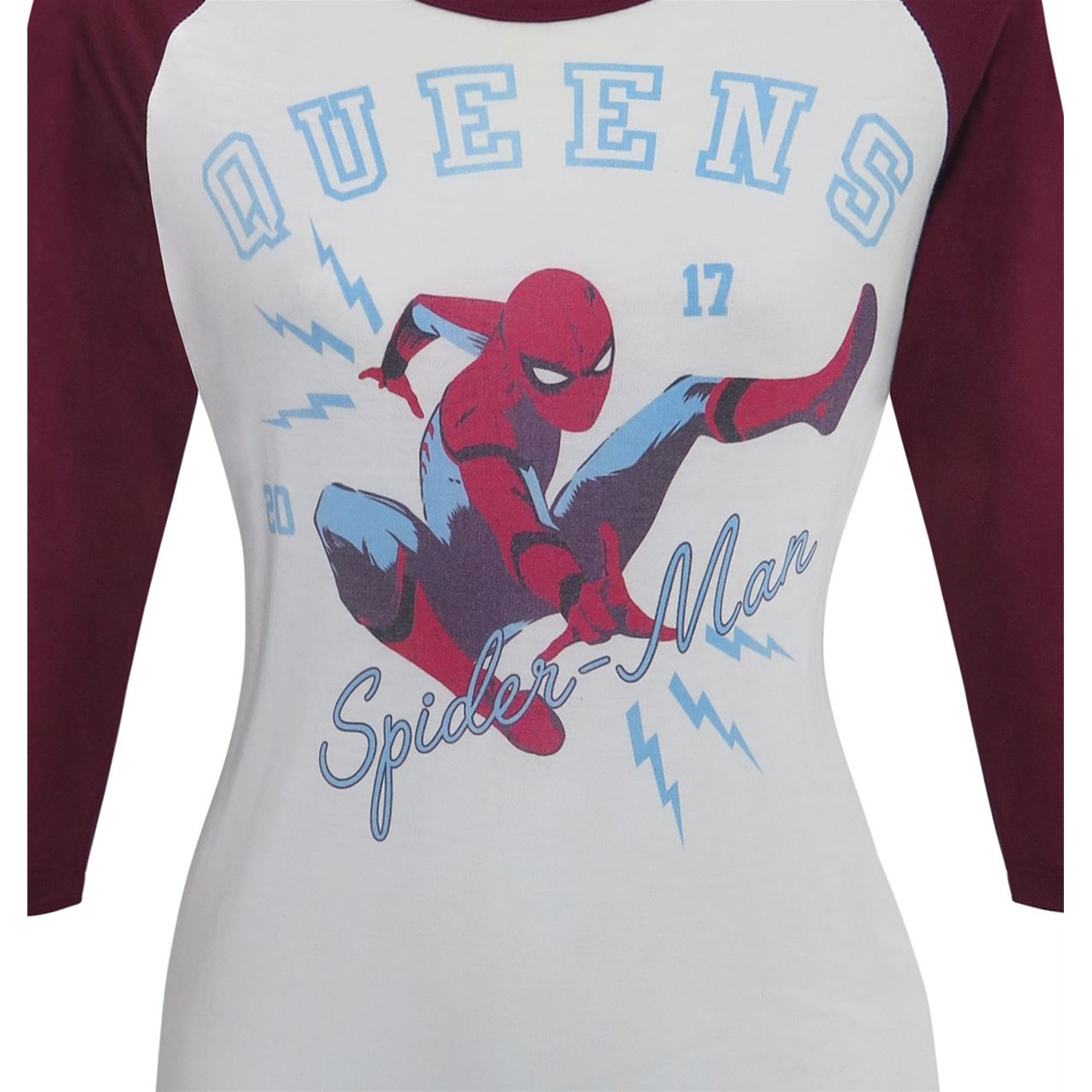 Spider-Man Homecoming Women's Baseball T-Shirt