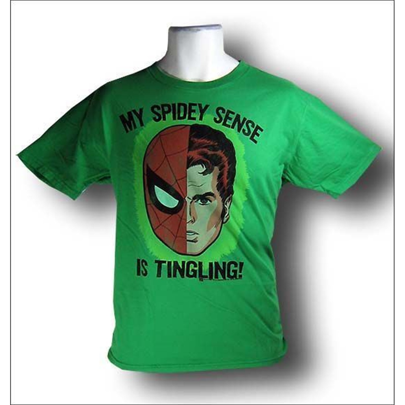Spiderman Shamrock Green Spidey Sense T-Shirt