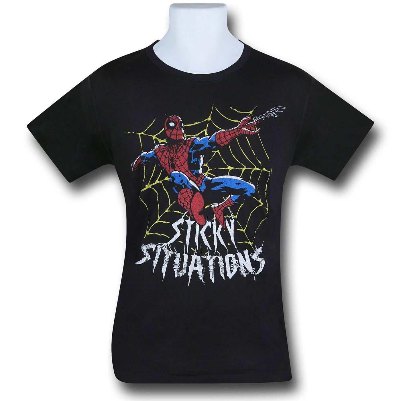 Spiderman sticky situation