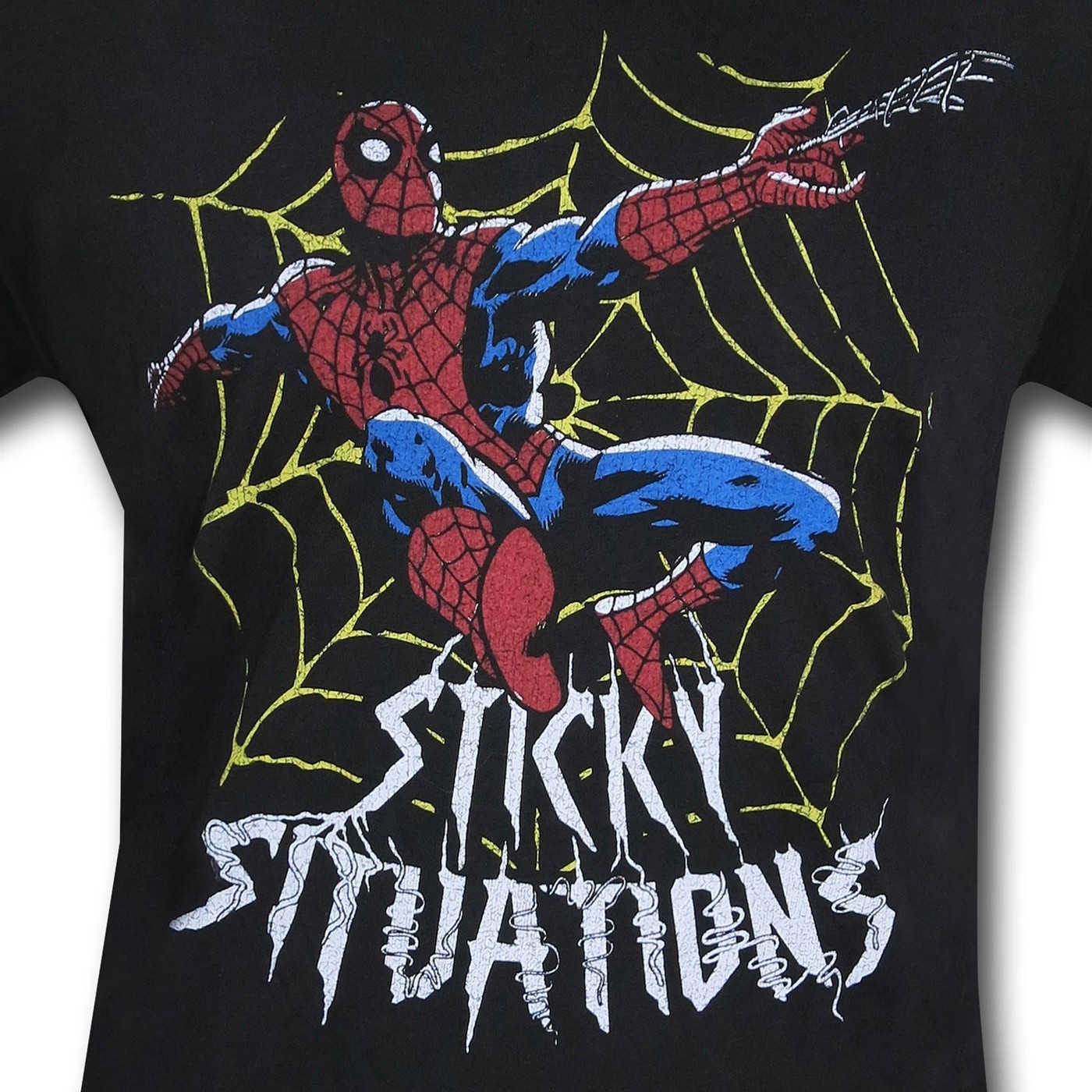 Spiderman Sticky Situations Junk Food T-Shirt