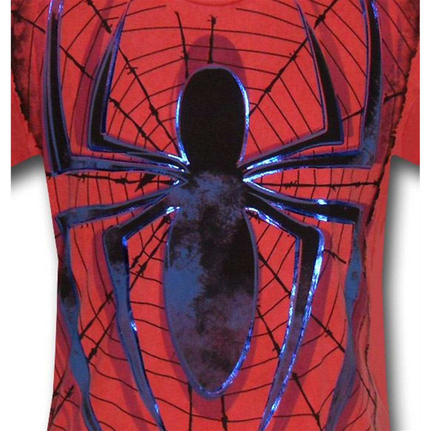 Spiderman Symbol Granite Wash 30 Single T-Shirt