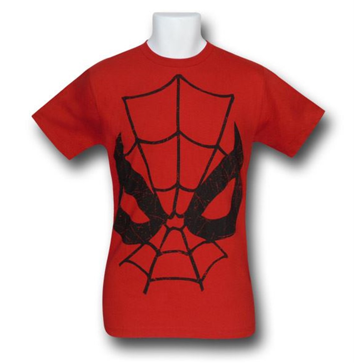 Spiderman Red Mask Eyes (30 Single) T-Shirt