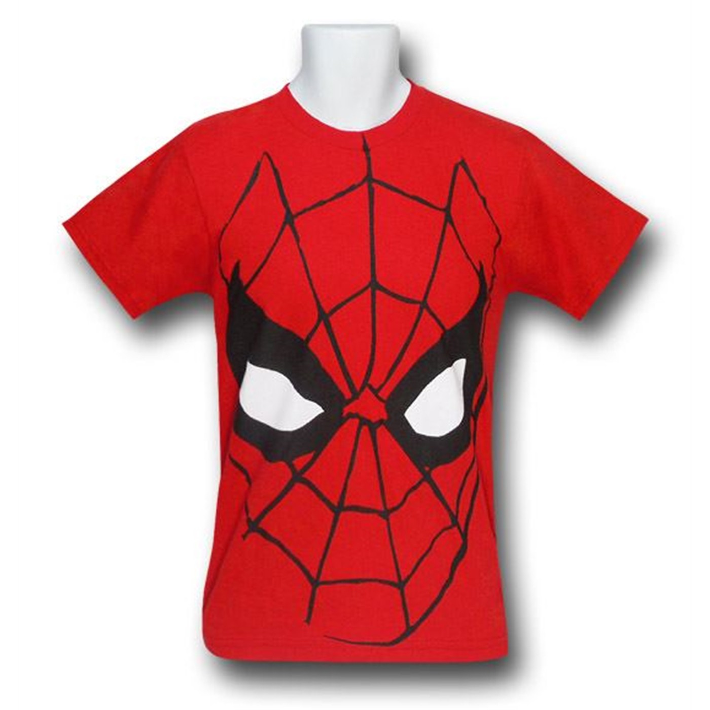 Spiderman Red Head White Eyes T-Shirt