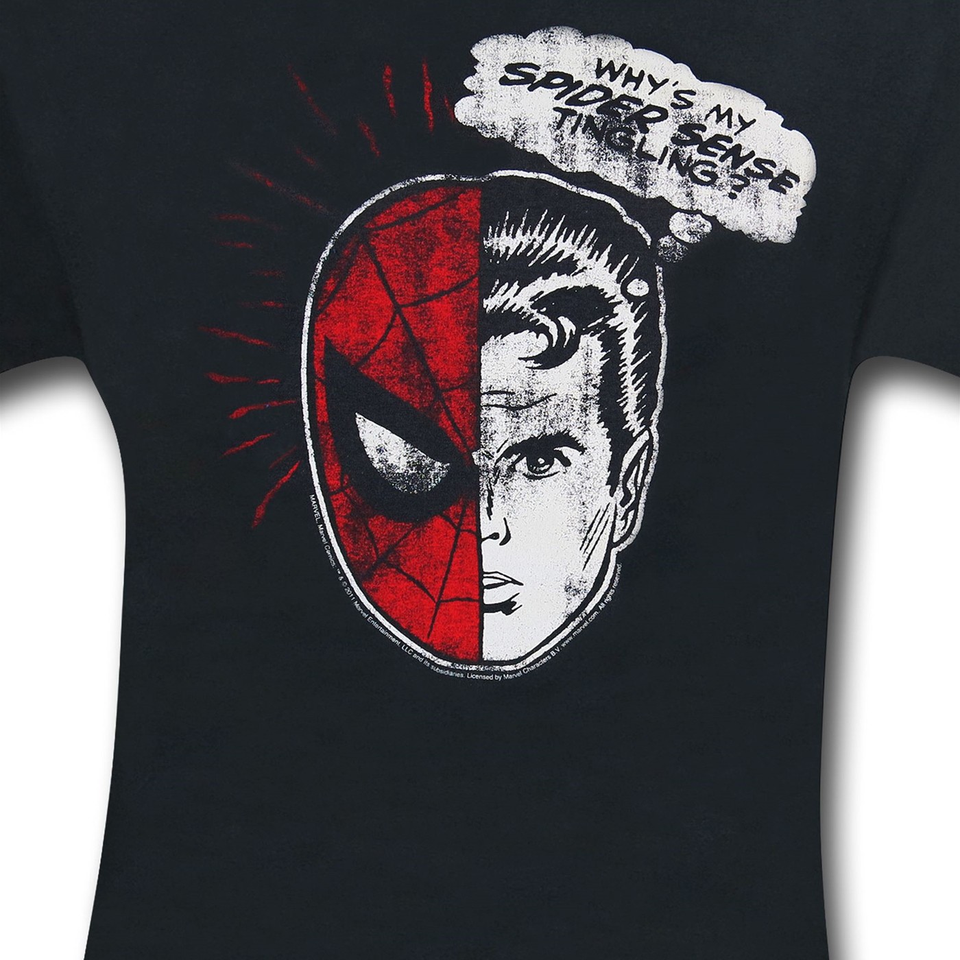 Spiderman Spider Sense Tingling 30 Single T-Shirt