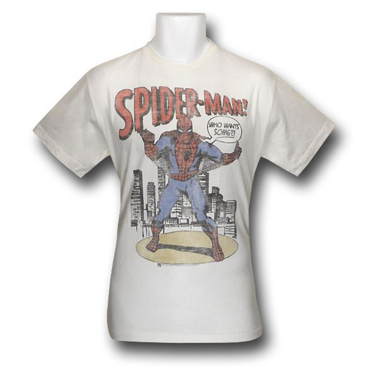 Spiderman Who Wants Some Junk Food T-Shirt