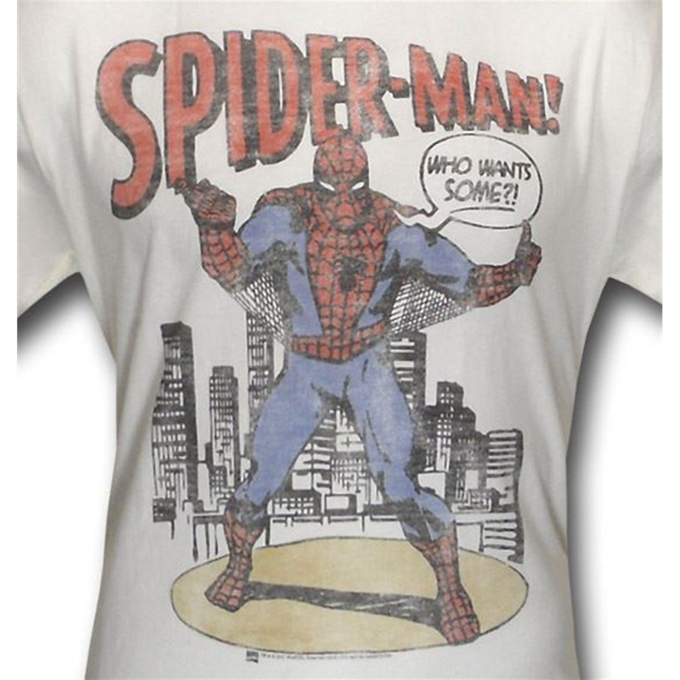 Spiderman Who Wants Some Junk Food T-Shirt