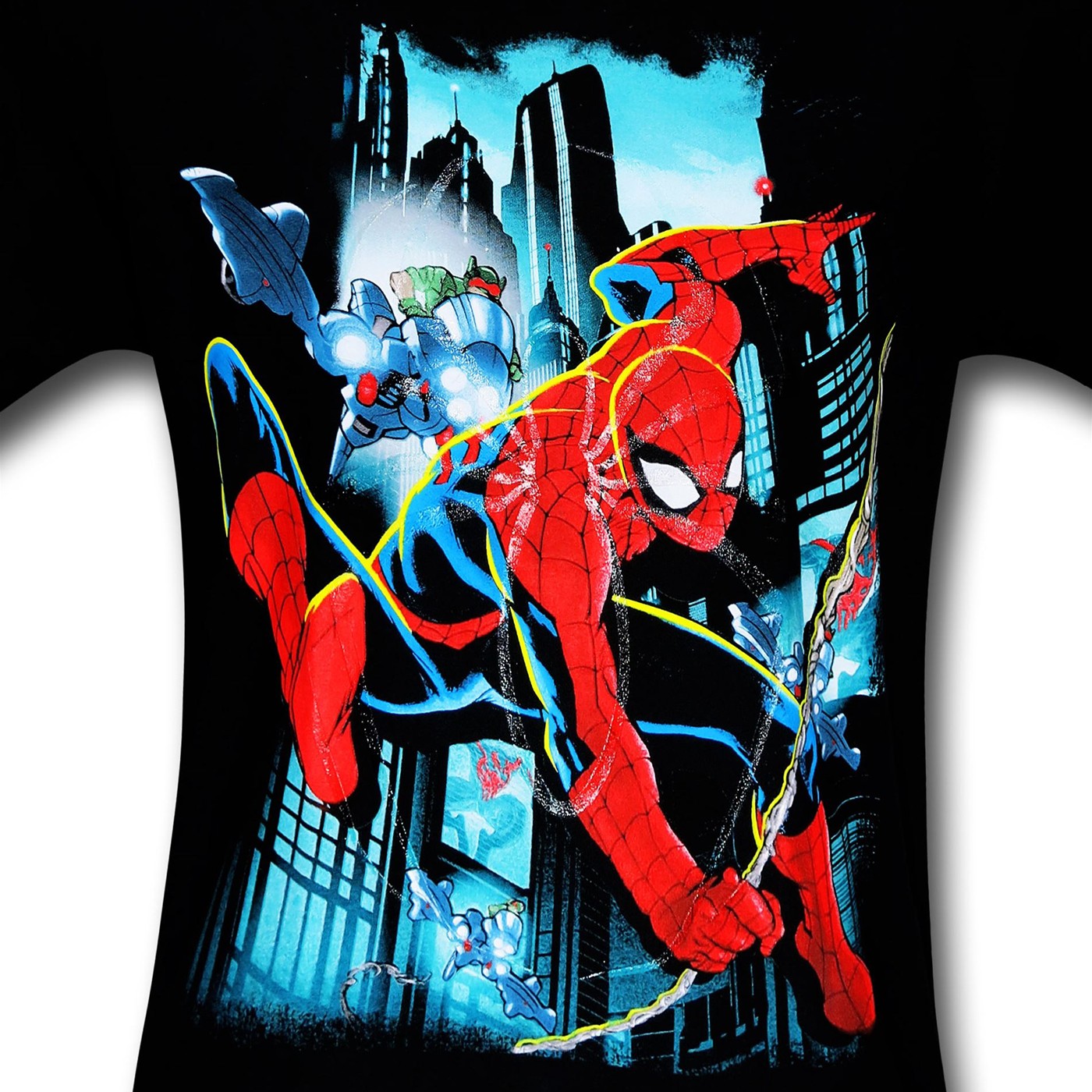 Spiderman Sled Lights Kids T-Shirt