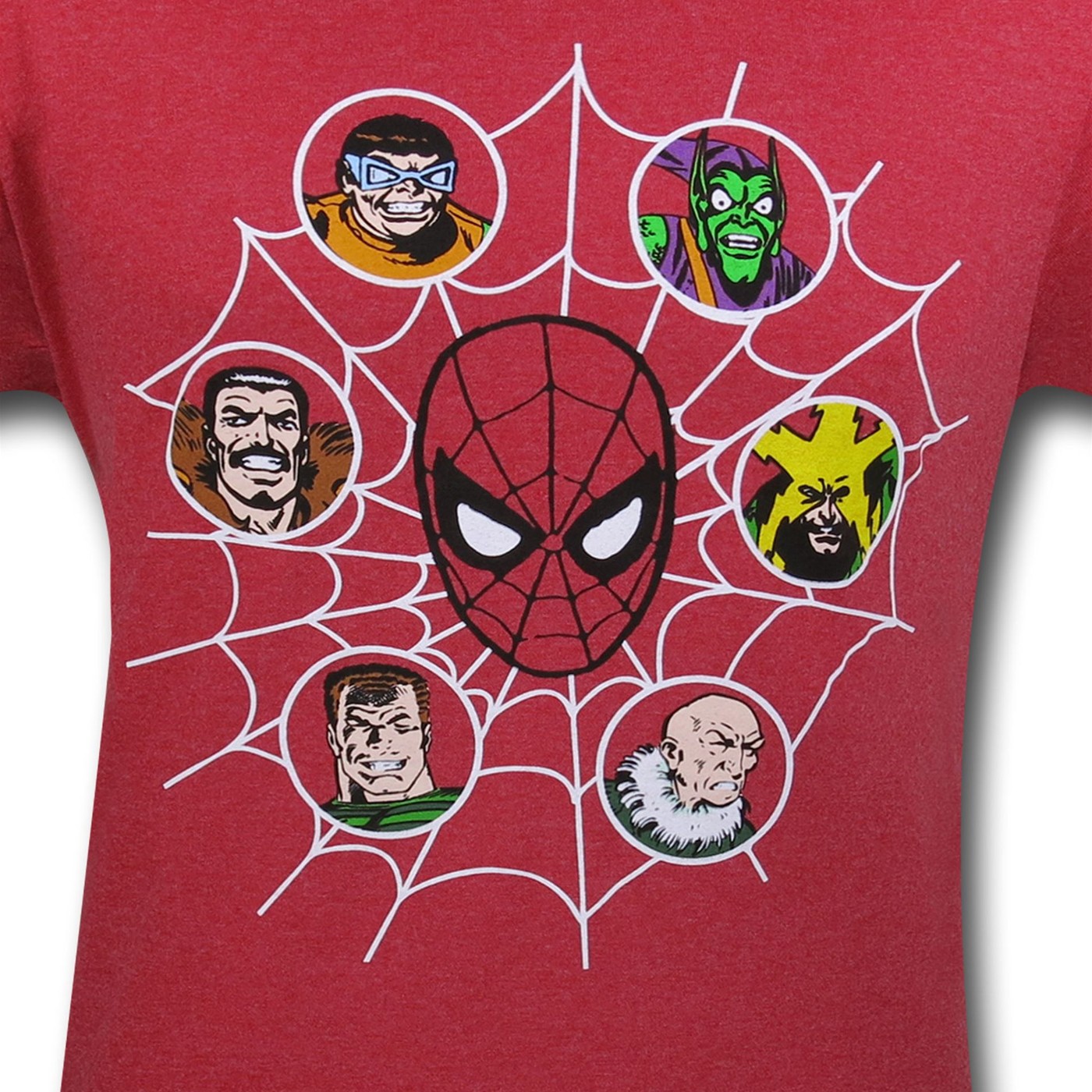 Spiderman Villains in the Web 30 Single T-Shirt