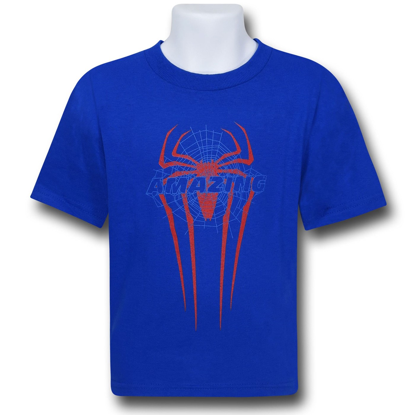 Spiderman Amazing Web Logo Kids T-Shirt