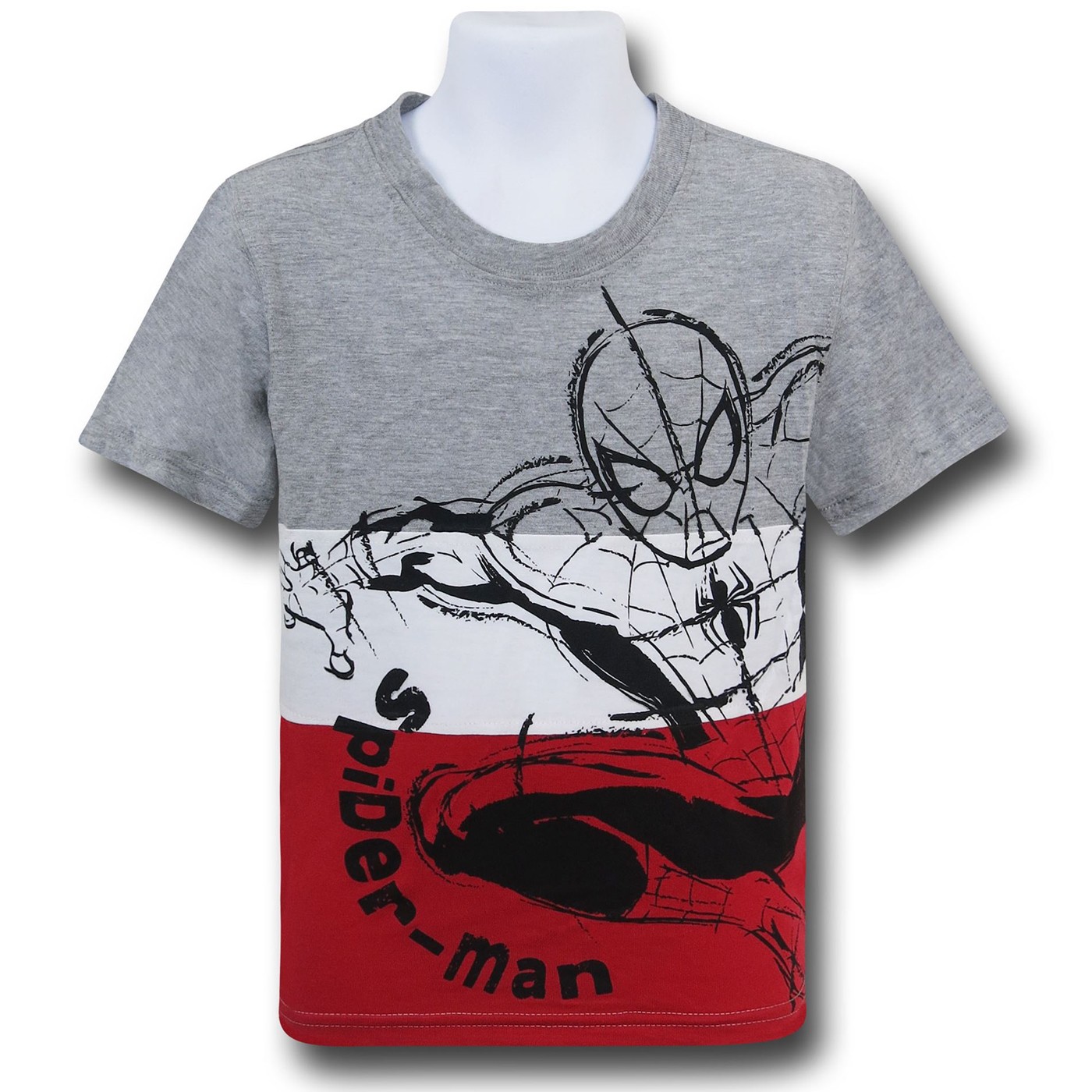 Spiderman 3 Stripe Kids T-Shirt