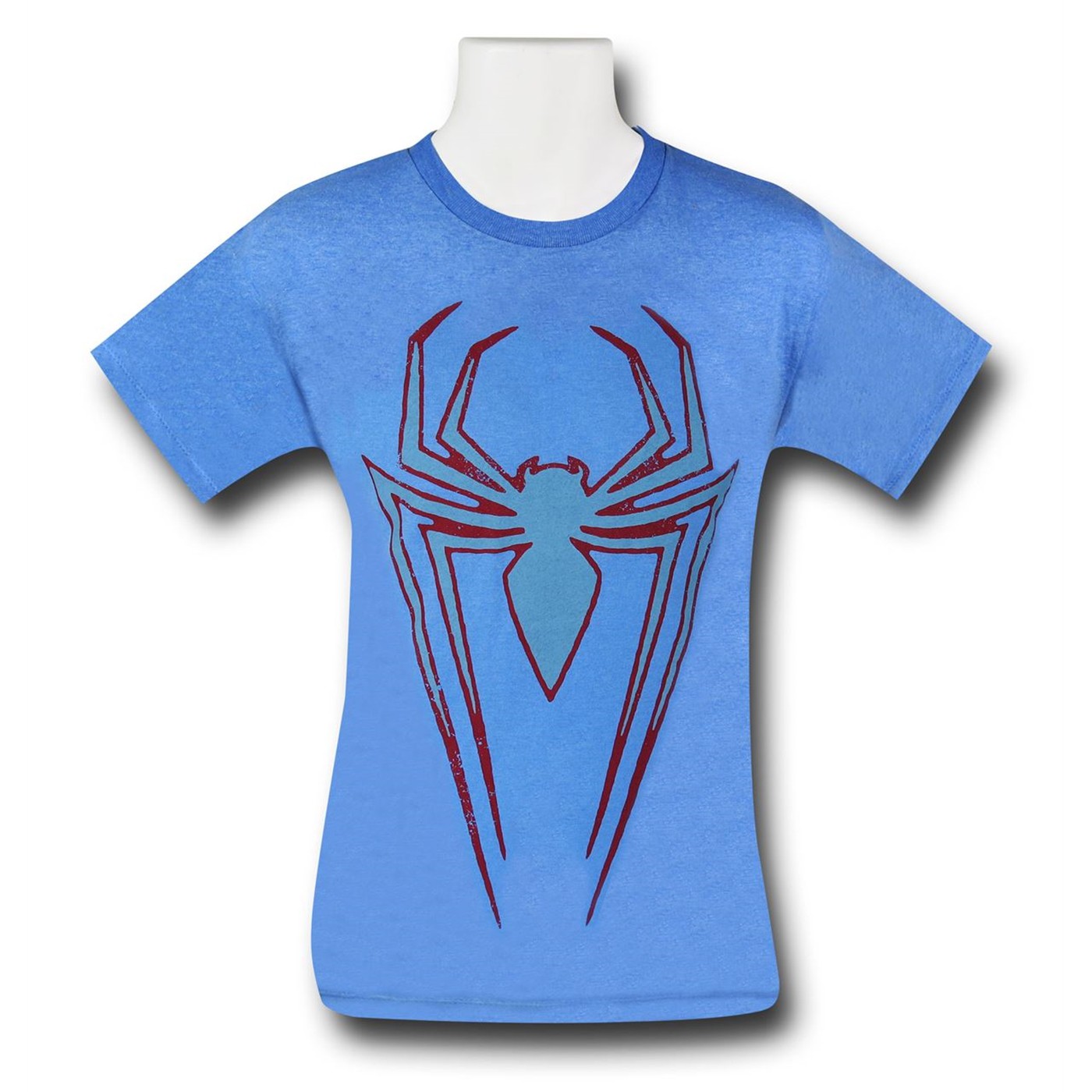 Spiderman Ultimate Symbol on Blue T-Shirt