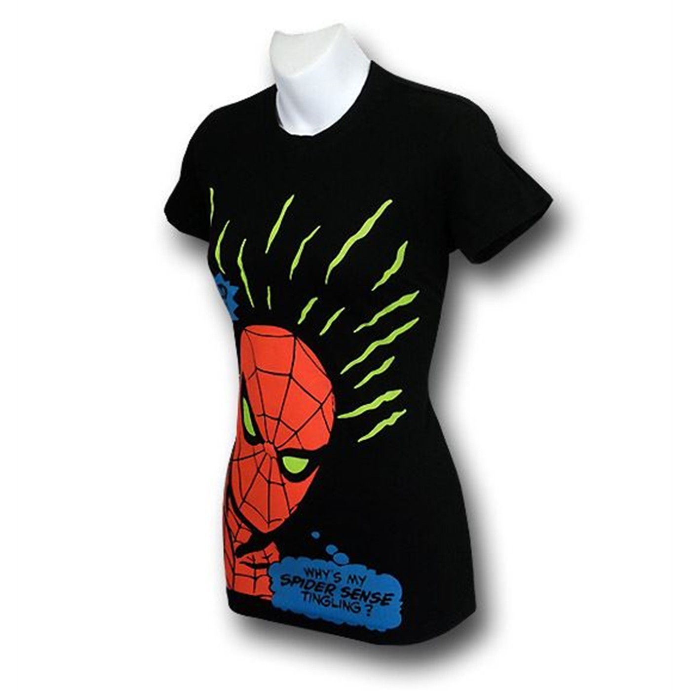 Spiderman Hold It! Junior Women's T-Shirt