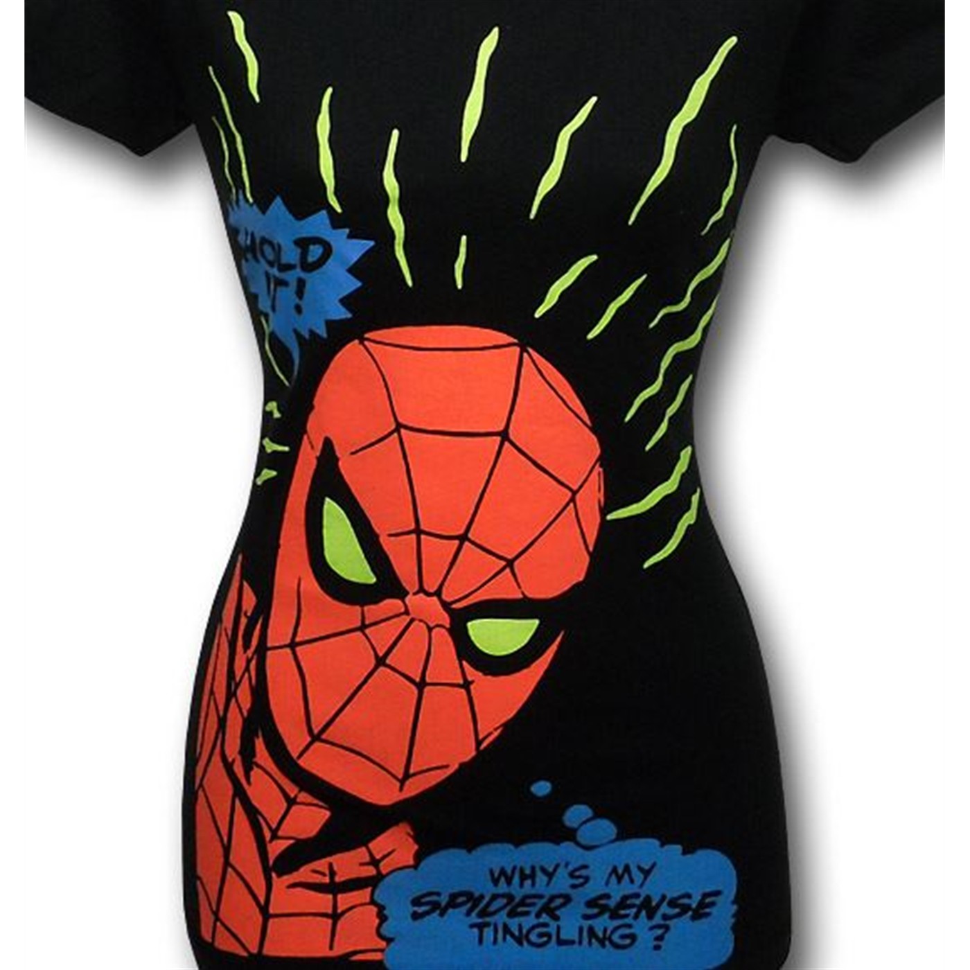 Spiderman Hold It! Junior Women's T-Shirt