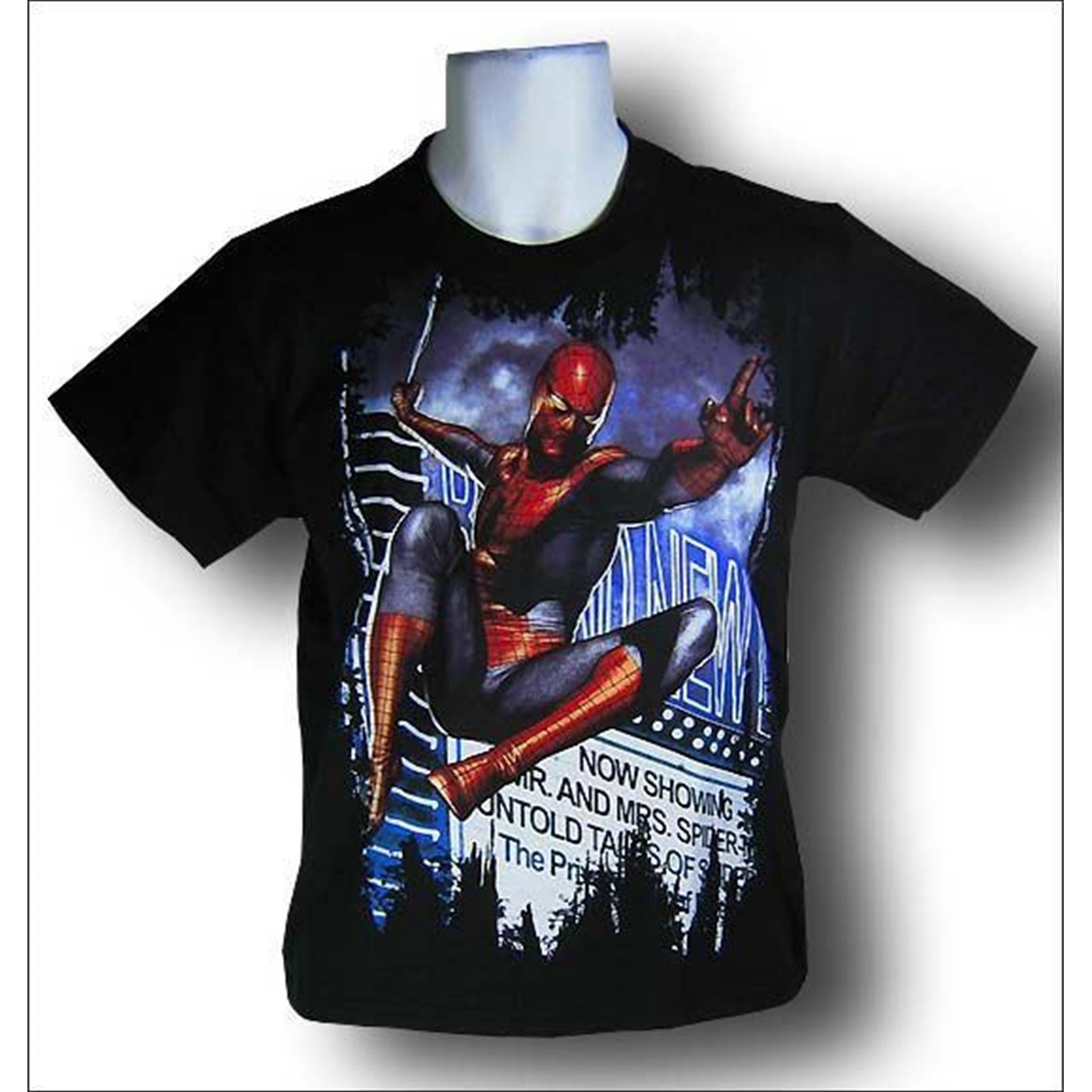 Spiderman Youth Now Showing T-Shirt by Adi Granov