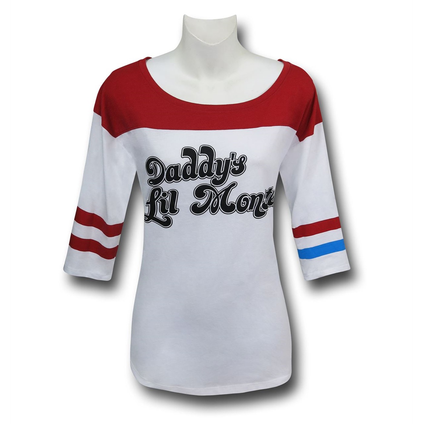 Harley Quinn Lil Monster Women's Baseball T-Shirt