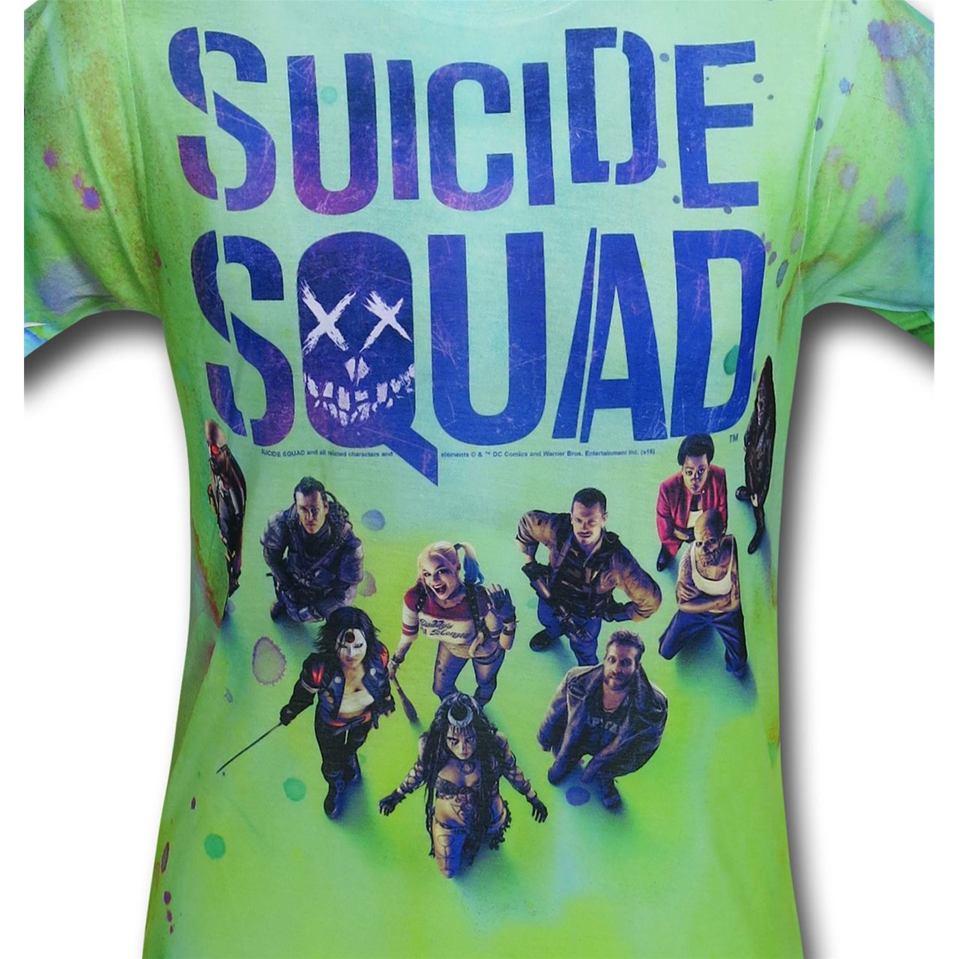 Suicide Squad Poster Sublimated Men's T-Shirt