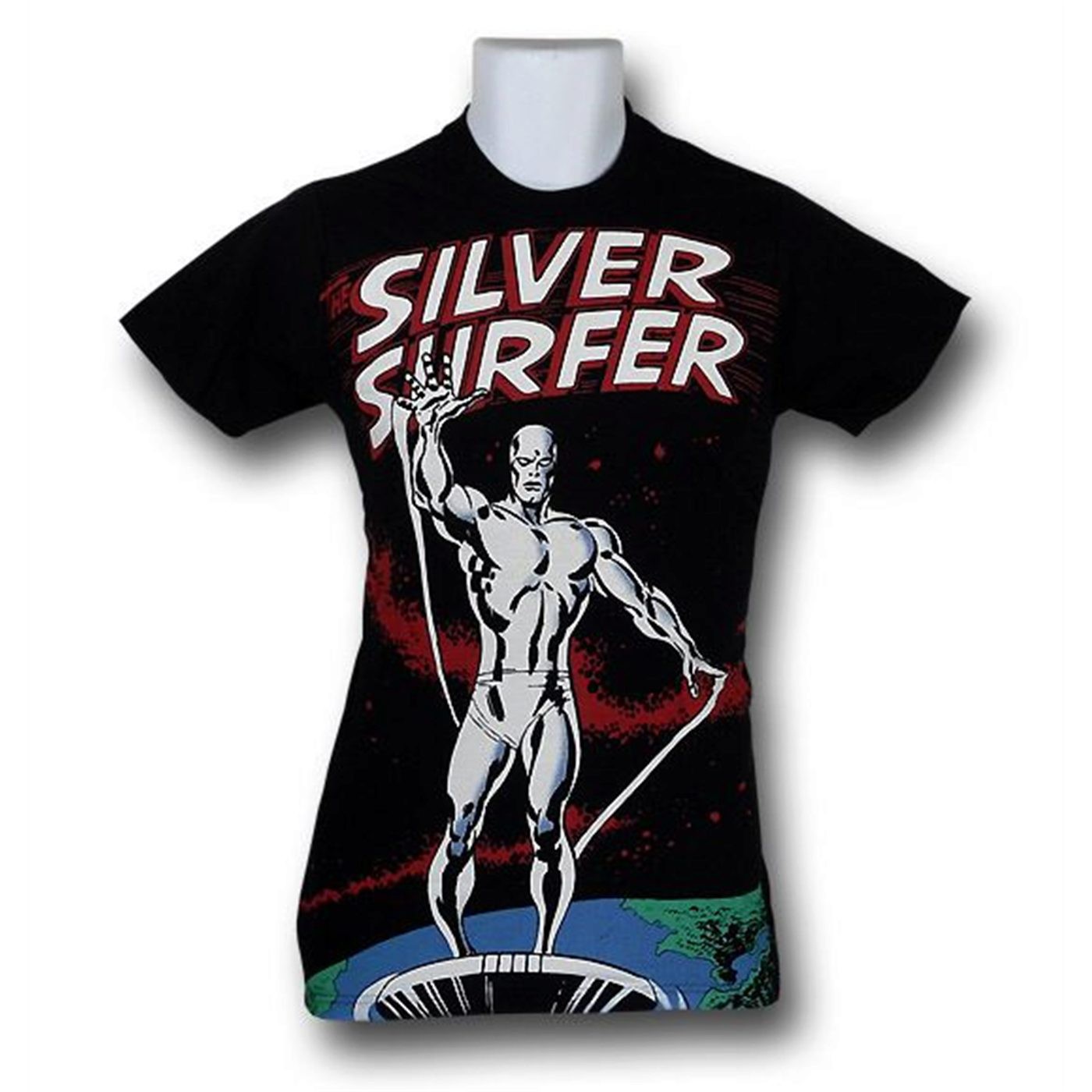 Silver Surfer Big Print (30 Single) T-Shirt