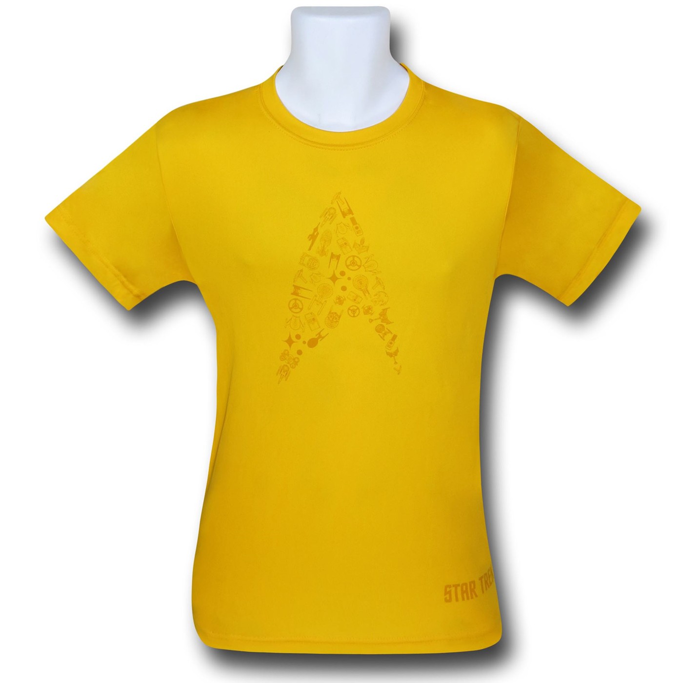 Star Trek Insignia Gold Running Shirt