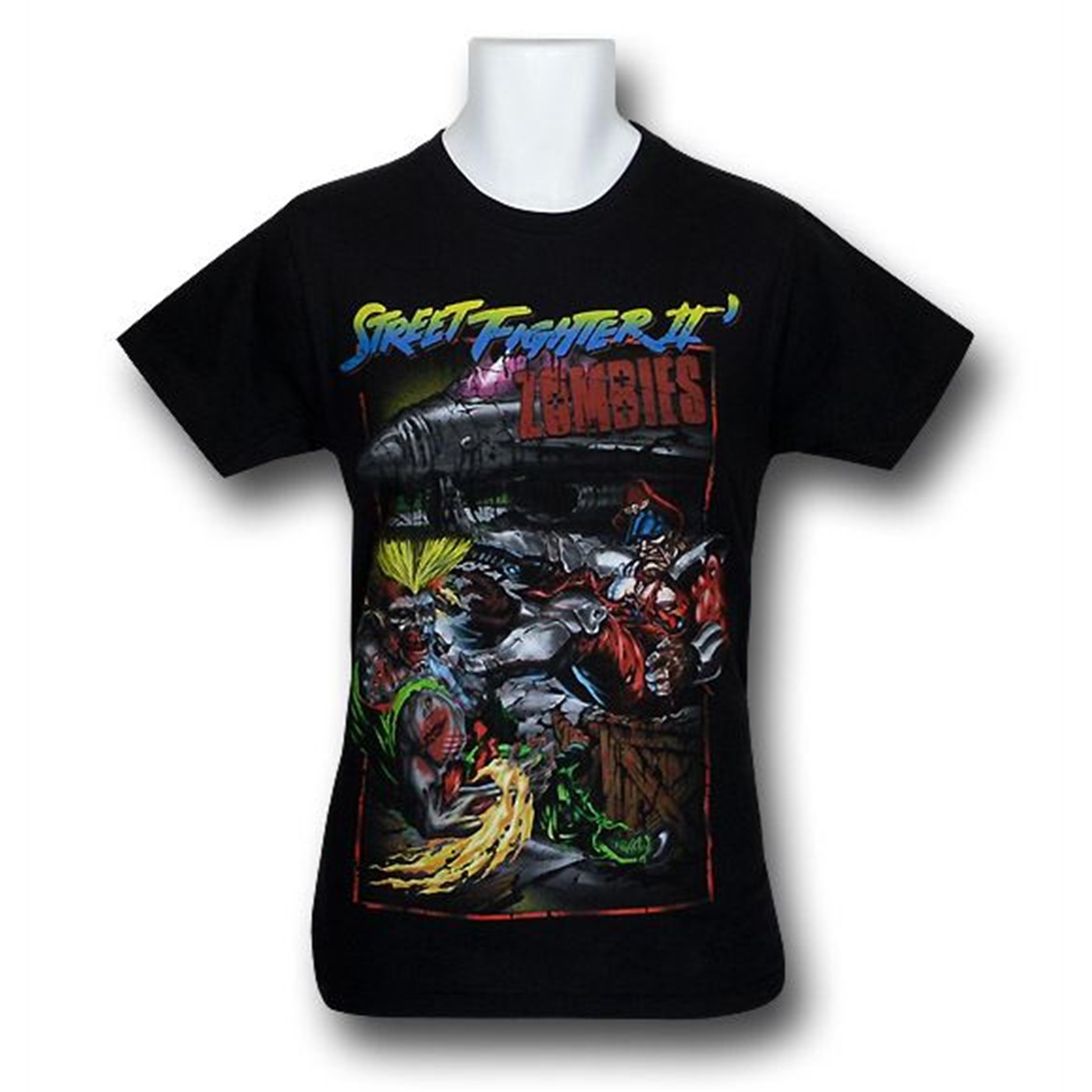 Street Fighter II Zombies 30 Single T-Shirt