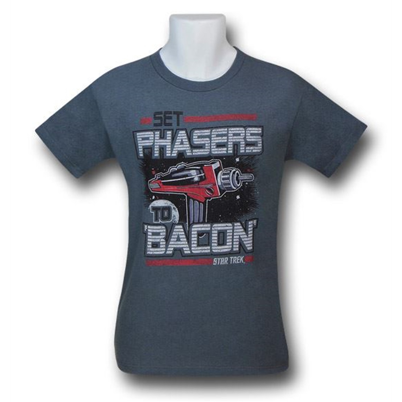 Star Trek Bacon Phasers 30 Single T-Shirt