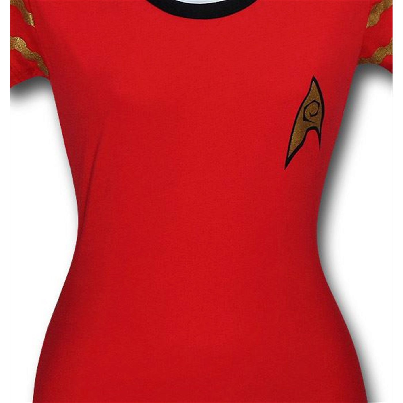 Star Trek Women's Security Uniform Ringer T-Shirt