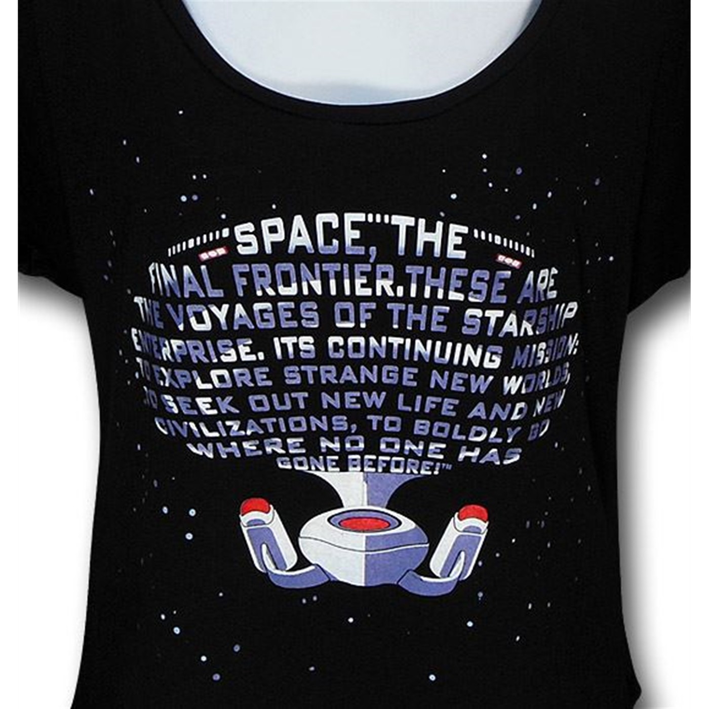 Star Trek Enterprise Text Dolman Women's T-Shirt