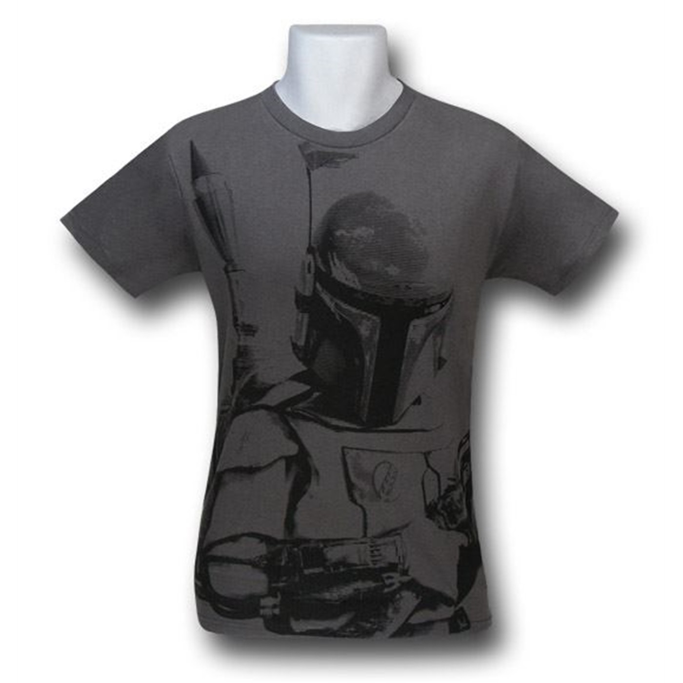 Star Wars Boba Fett Grey All-Over Print T-Shirt
