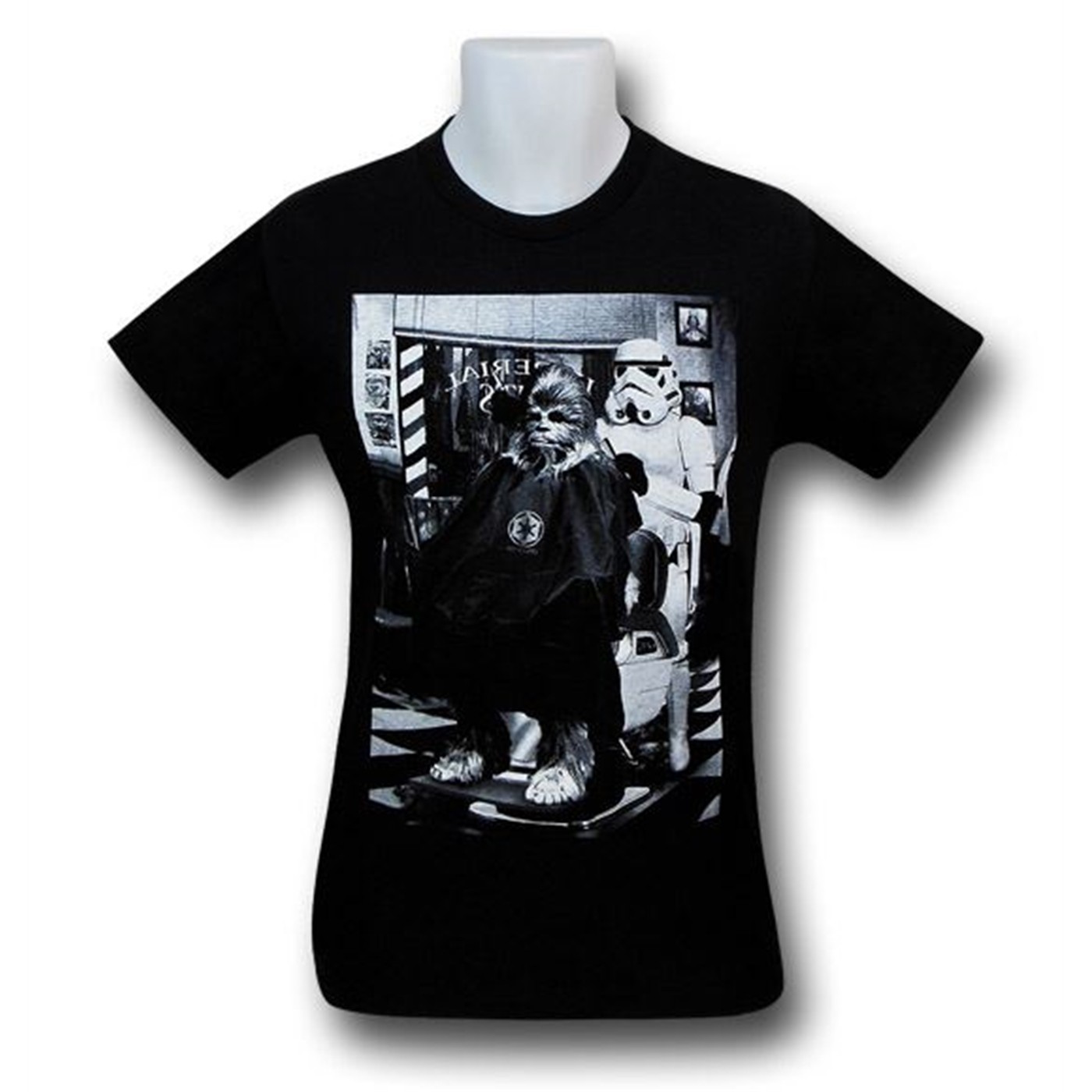 Star Wars Barbershop Black T-Shirt