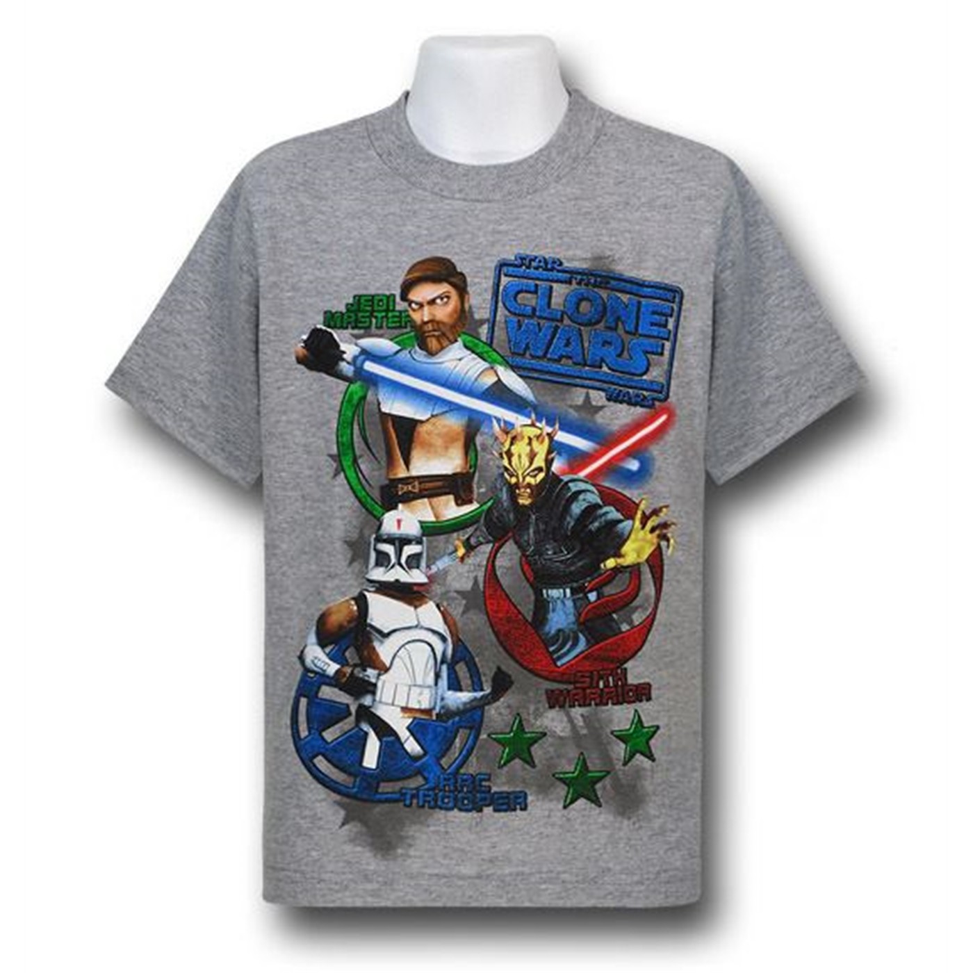 Clone Wars Jedi, Sith & Trooper Kids T-Shirt