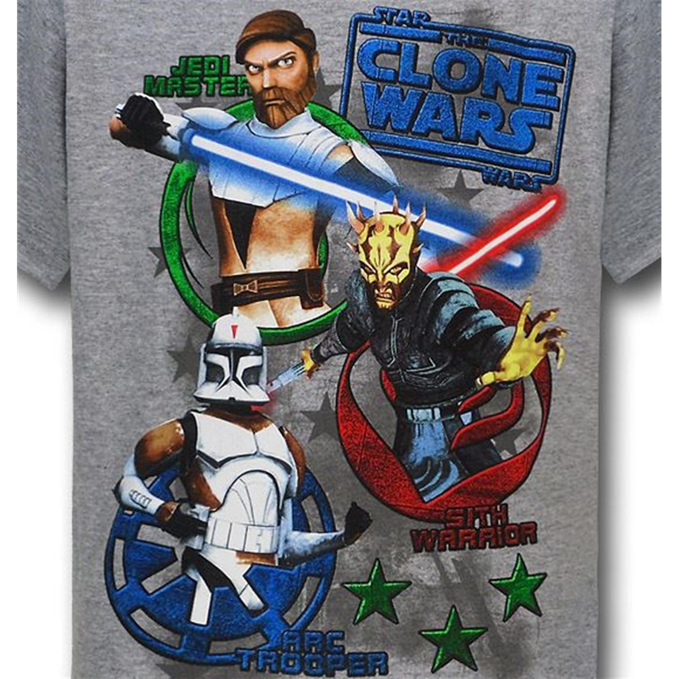 Clone Wars Jedi, Sith & Trooper Kids T-Shirt
