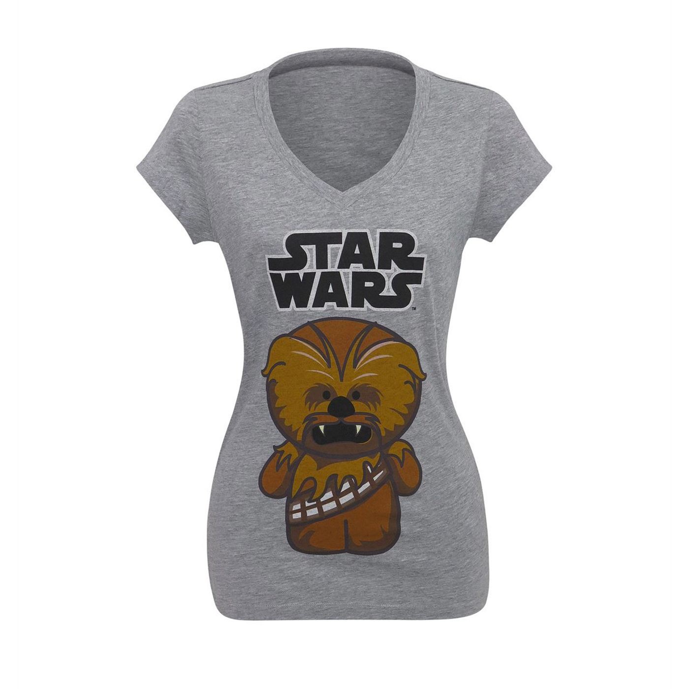 Star Wars Cute Chewbacca Women's V-Neck T-Shirt