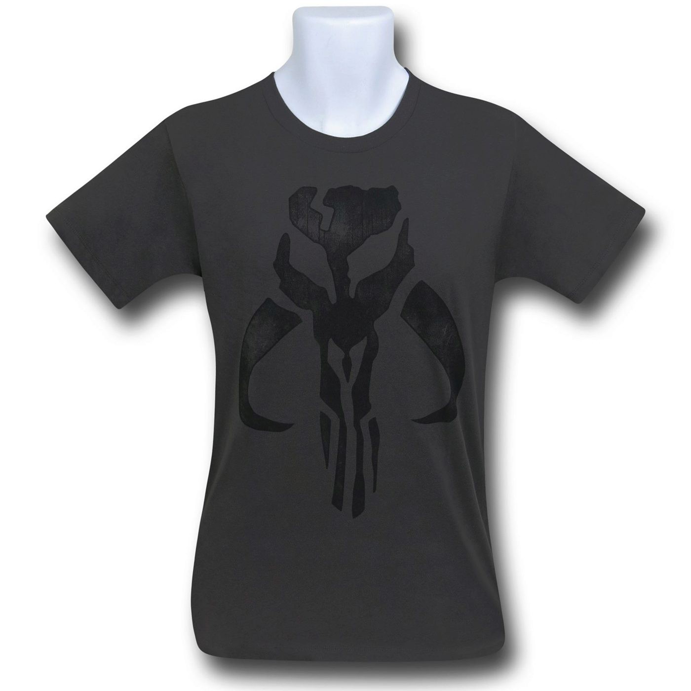 Star Wars Grey Mandalorian Crest 30 Single T-Shirt