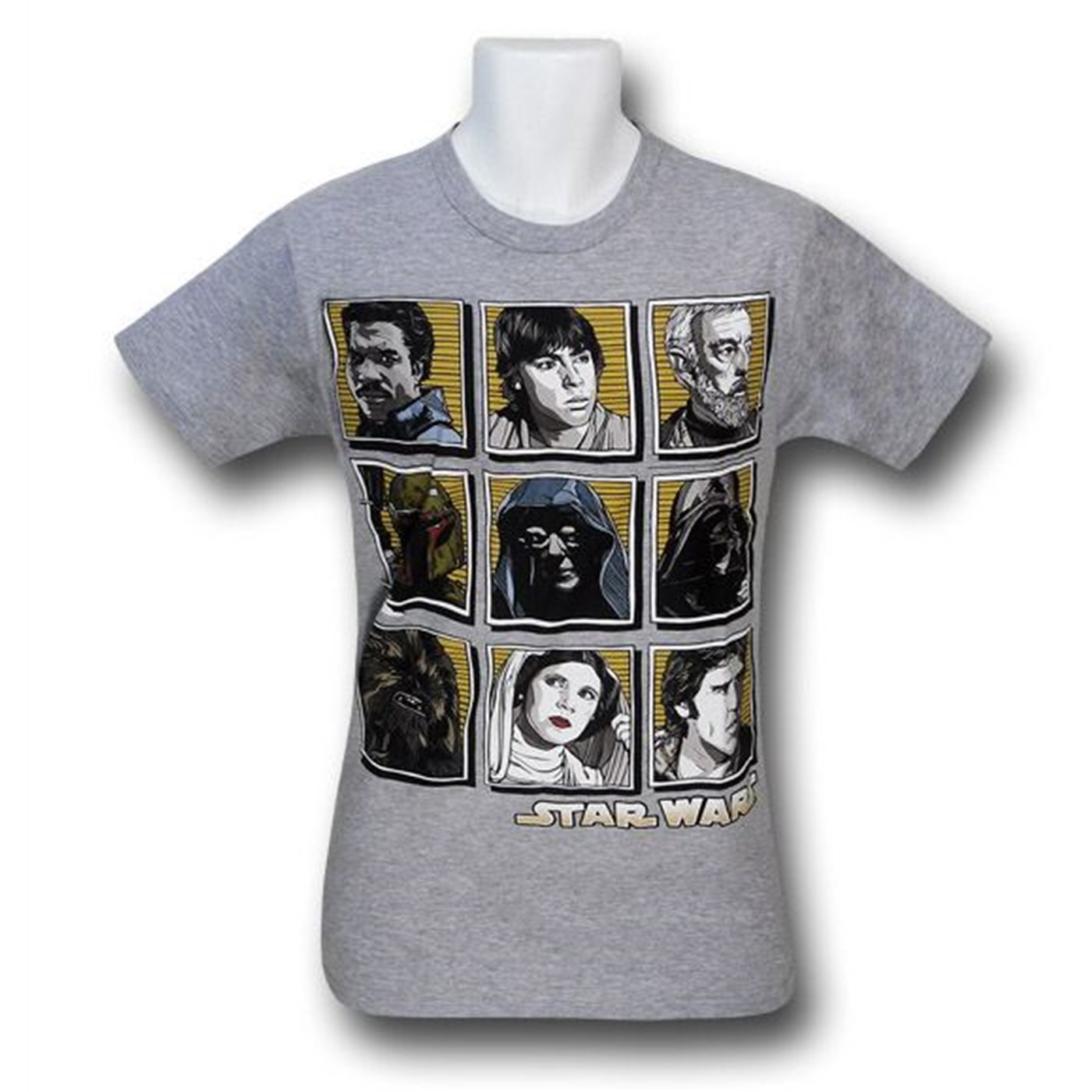 Star Wars Faces In Boxes 30 Single T-Shirt