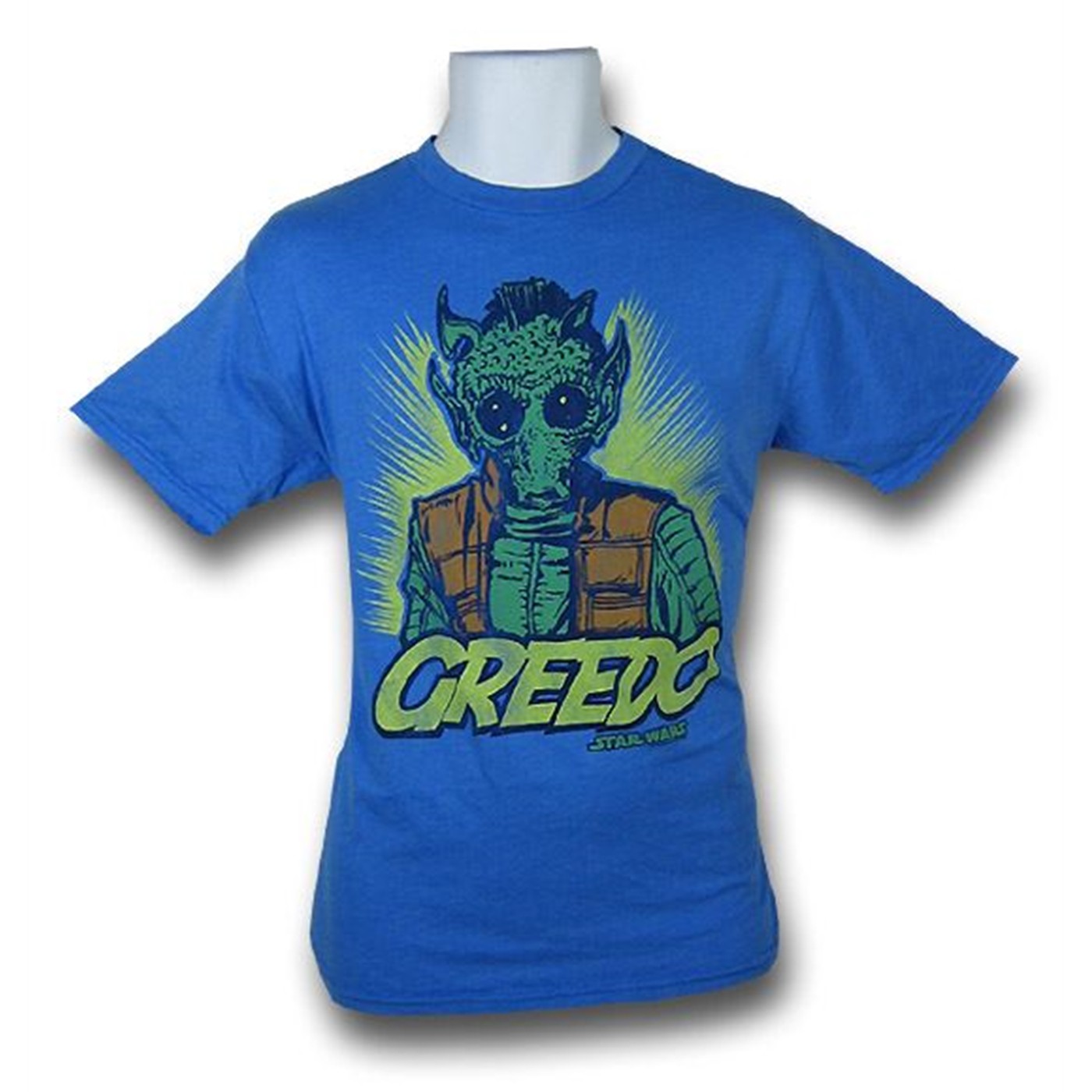 Star Wars Greedo Junk Food Blue T-Shirt