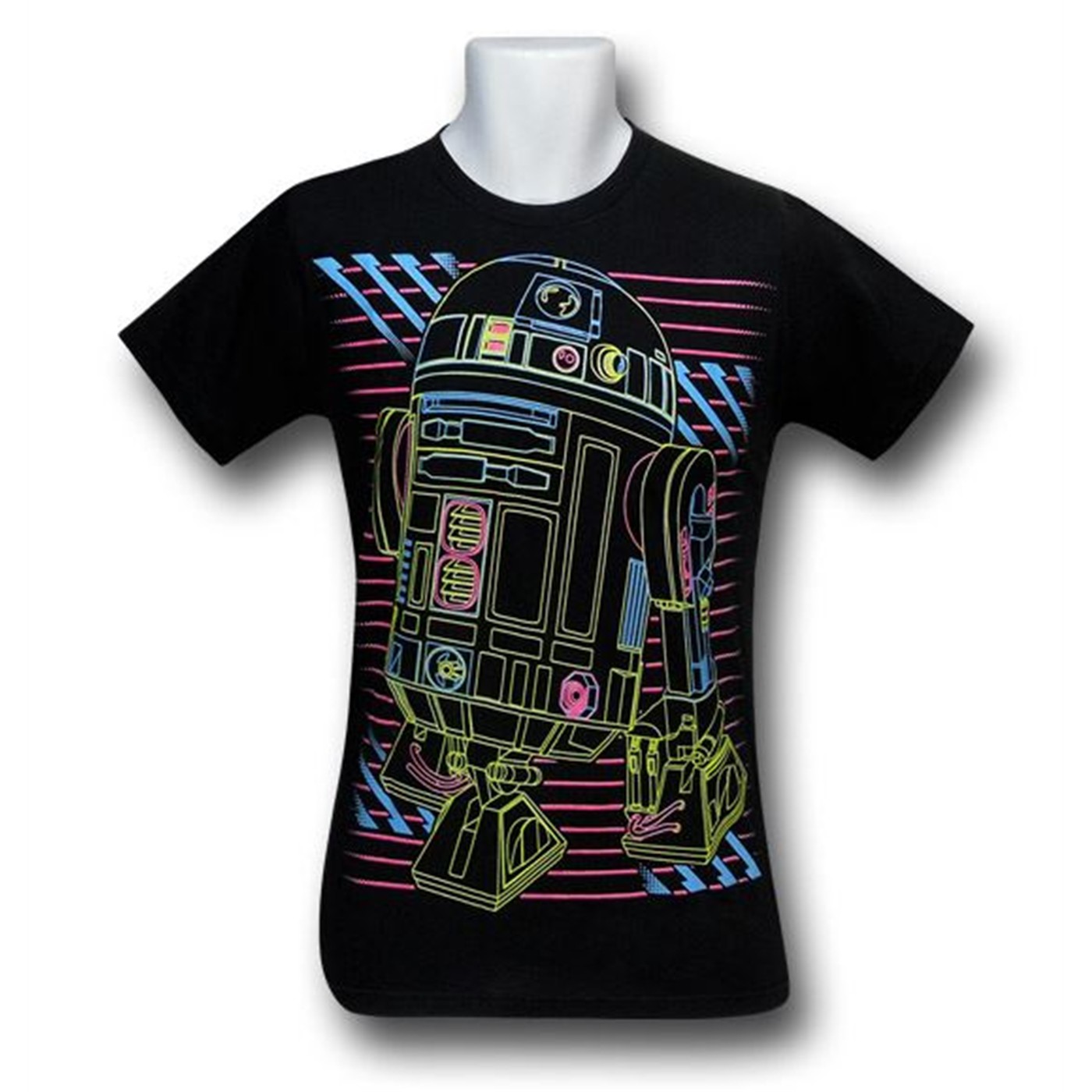 Star Wars Fluorescent R2-D2 30 Single T-Shirt