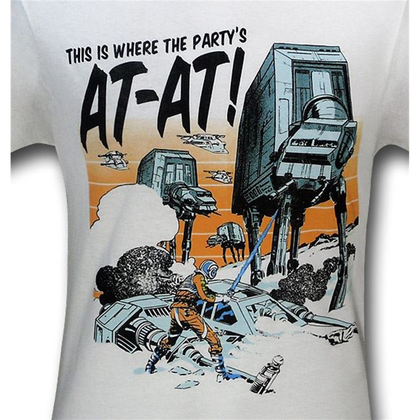 Star Wars Where The Party's AT-AT T-Shirt