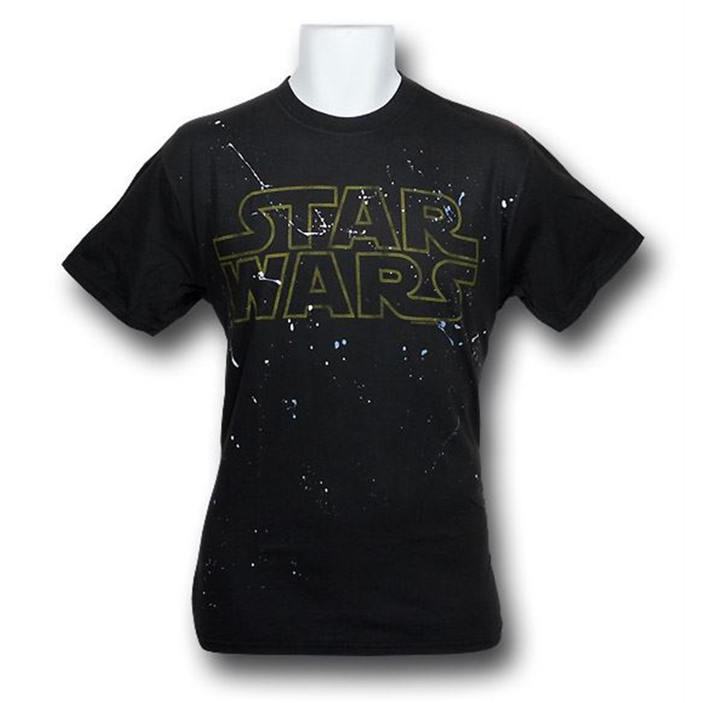 Star Wars Paint Splatter Logo Junk Food T-Shirt