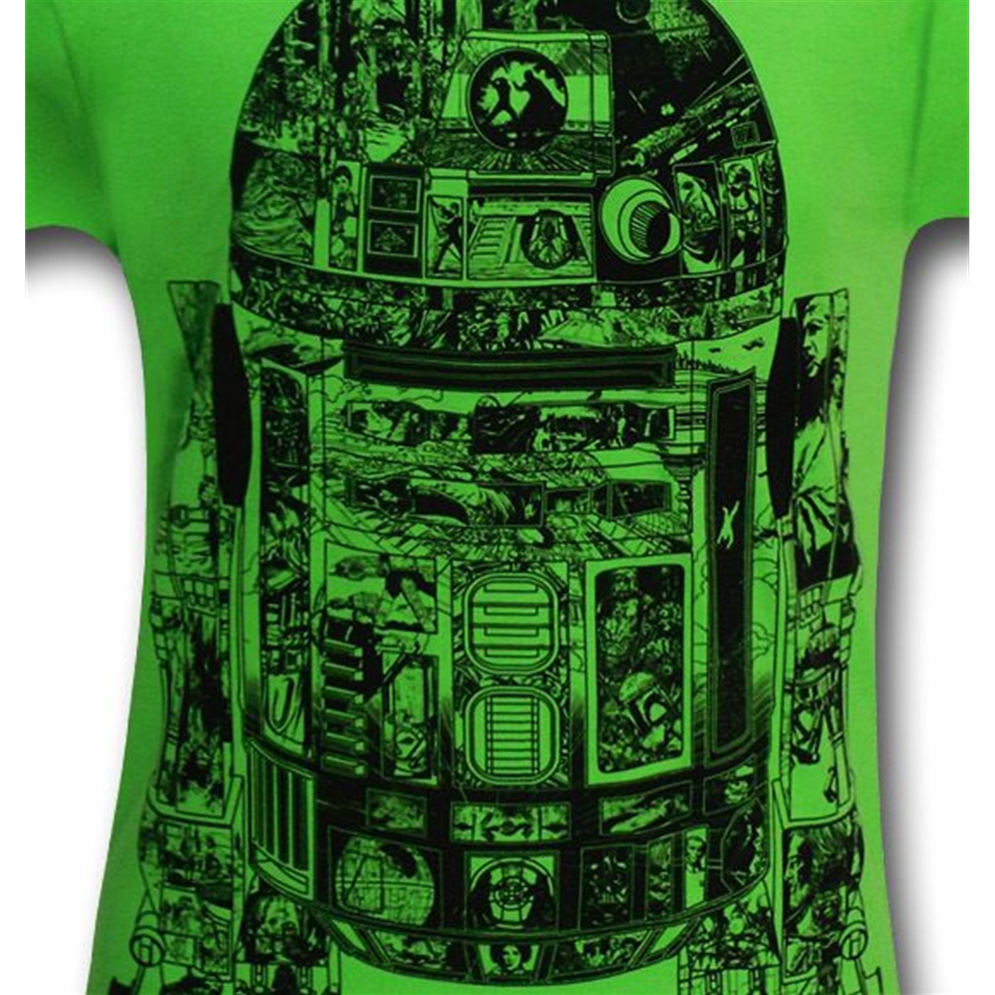 Star Wars R2D2 Green T-Shirt